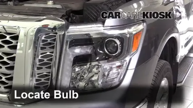 2017 Nissan Titan XD SL 5.6L V8 Lights Parking Light (replace bulb)